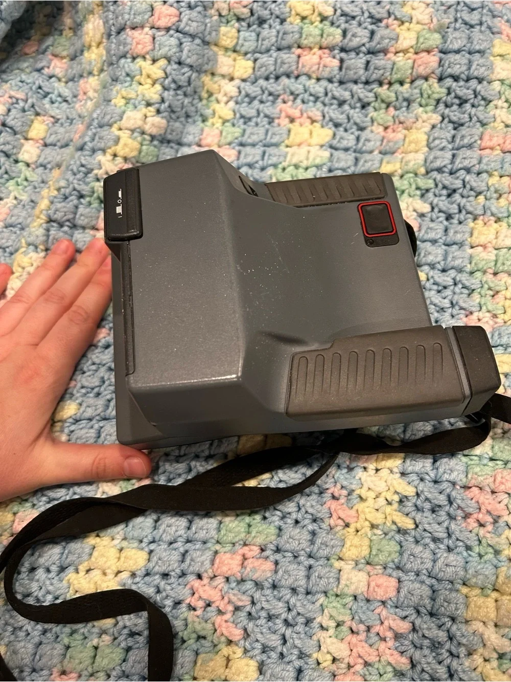Polaroid Impulse Instant Camera - Gray with Red Trim